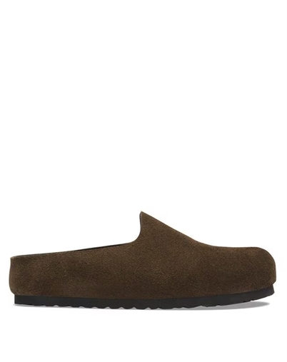 Birkenstock Amsterdam Wrapped Suede Leather Sandal